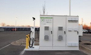 microgrid ev charging station powered by solar panels