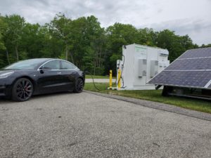 Clean Energy Electric Vehicle Charging Road America