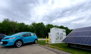 Solar-powered EV charging station developed by EnTech Solutions